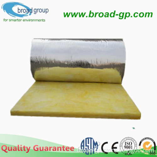 Hot Selling Aluminum foil Fiber Glasswool Price with CE Certificated